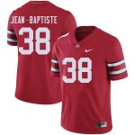 Men's Ohio State Buckeyes #38 Javontae Jean-Baptiste Red Nike NCAA College Football Jersey Summer ZTZ7444GL